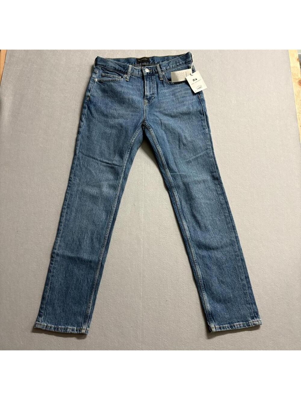 Free Assembly Slim Jeans Mens 29x30 Dark Wash Blue Denim Stretch New with Tags